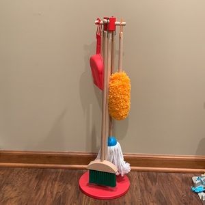 Melissa And Doug Let’s Ply House! Dust, Sweep & Mop set